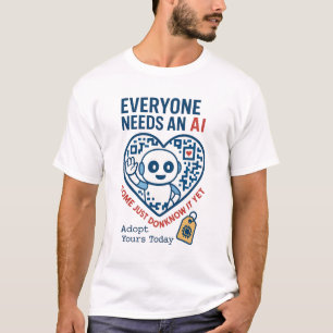 Camiseta Inteligência Artificial que Todos Precisam de AI