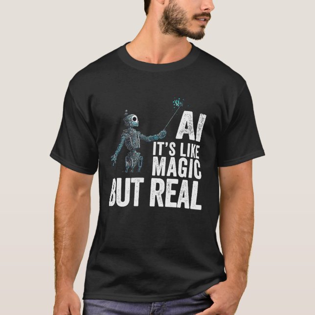 Camiseta Inteligência Artificial Robot AI (Frente)