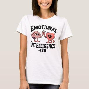 Camiseta Inteligência Emocional-ish Cérebro-Coração Diver