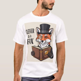 Camiseta Inteligente como Raposa: Fox Intelectual