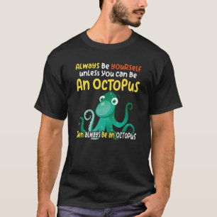 Camiseta Inteligente como uma criatura oceânica de polvo 2