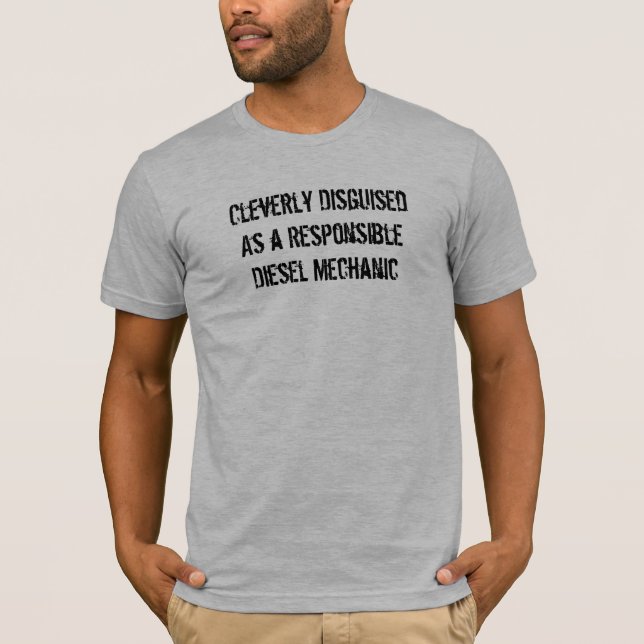 Camiseta Inteligente DisguisedAs um mecânico de (Frente)
