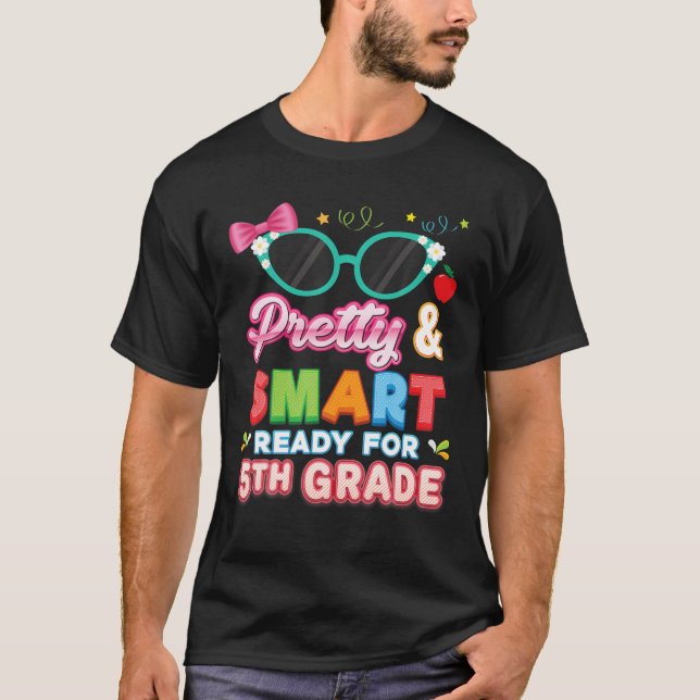 Camiseta Inteligente E Bonito Prontos Para 5 Grau Quinto Ki (Frente)