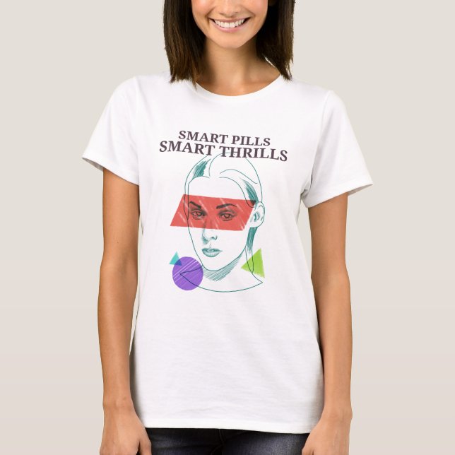 Camiseta Inteligente Reproduz Competências Cognitivas Intel (Frente)