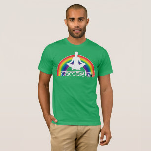 Camiseta Intenções Arco-íris Namaste