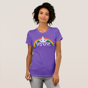 Camiseta Intenções do Arco-Íris do Amor