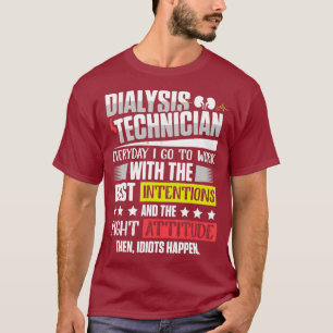 Camiseta Intenções do Técnico de Diálise Nefrologia Tech