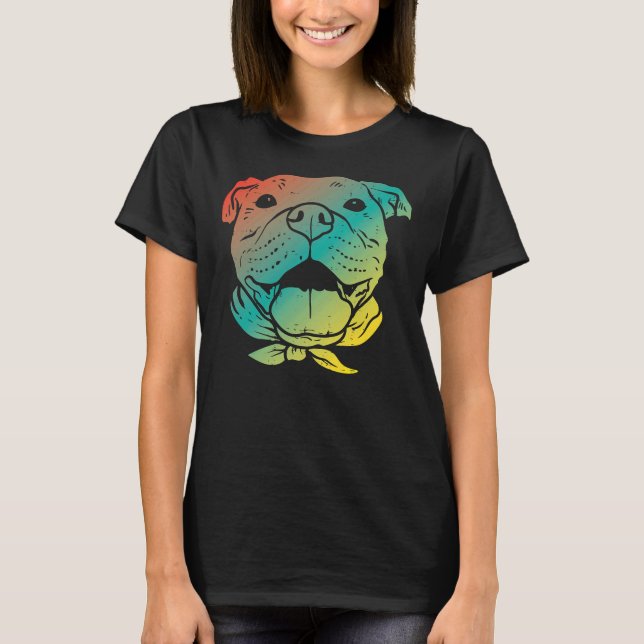 Camiseta Intensidade Colorida Do Rosto (Frente)