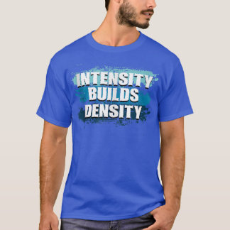 Camiseta Intensidade constrói Malhação de elevação de densi