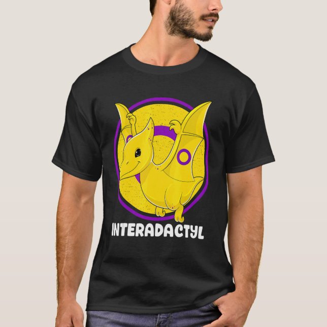 Camiseta Interadactil Pterodactil Intersexo Lgbtq Orgulho g (Frente)