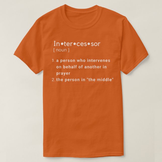 Camiseta Intercessor (Frente do Design)