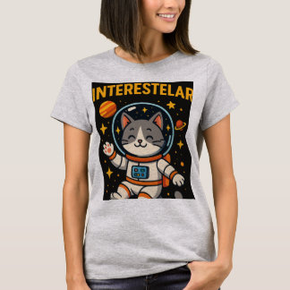 Camiseta interestelar casual t shirt