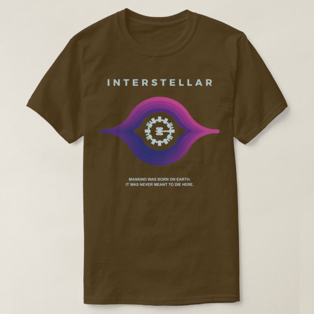 Camiseta Interestelar Im Para Casa (Frente do Design)