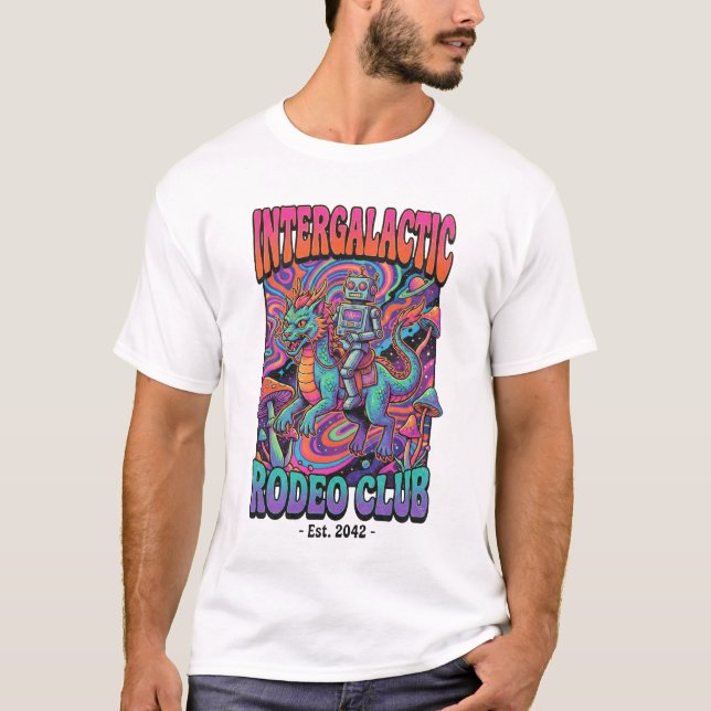 Camiseta Intergalactic Rodeo Club (Frente)