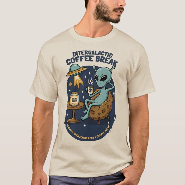 Camiseta Intergaláctico Café Break (Frente)