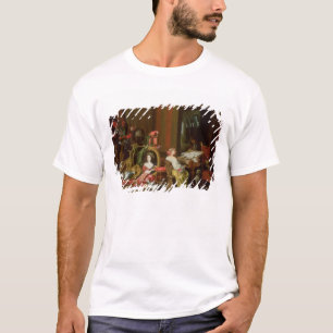 Camiseta Interior com uma senhora em um cravo