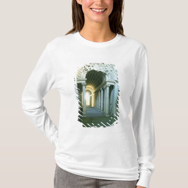 Camiseta Interior com vista da escadaria (Frente)