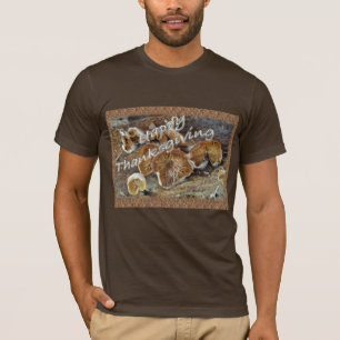 Camiseta Interior da acção de graças - crescem rapidamen