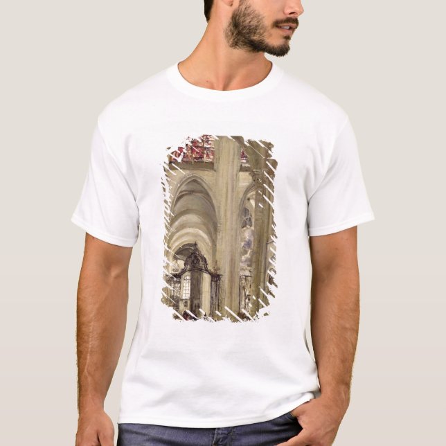 Camiseta Interior da catedral de St Etienne, Sens (Frente)