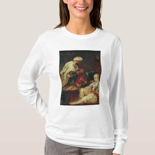 Camiseta Interior da oficina de um alfaiate árabe (Frente)
