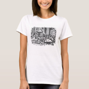 Camiseta Interior de um hostelry, após um woodcut em um