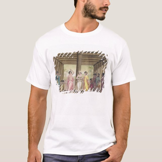 Camiseta Interior de uma casa com meninas de dança, i de (Frente)