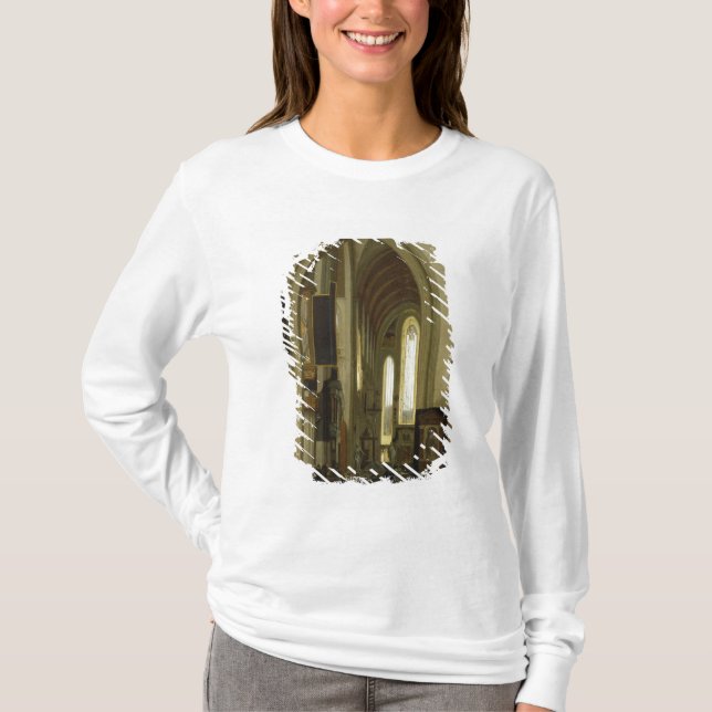 Camiseta Interior de uma igreja com figuras, 1685 (Frente)