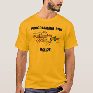 Camiseta Interior do ADN do programador (réplica do ADN)