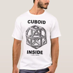 Camiseta Interior do Cuboid (design de Leonardo da Vinci)