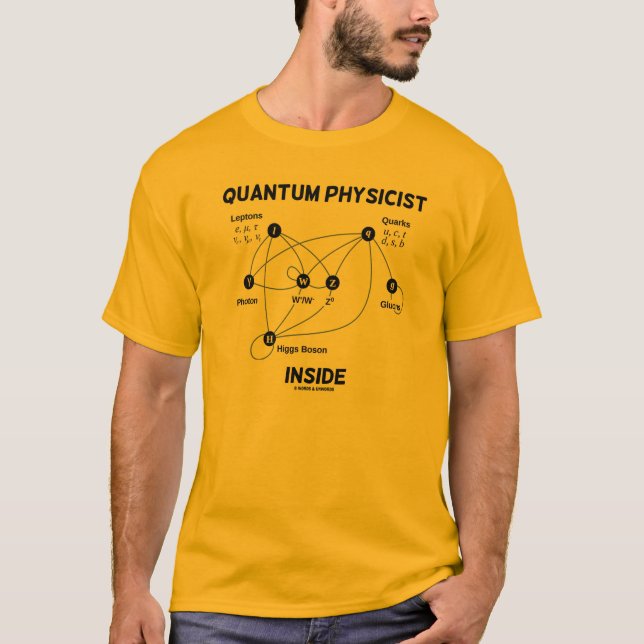 Camiseta Interior do físico do quantum (Boson de Higgs do (Frente)