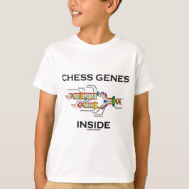 Camiseta Interior dos genes da xadrez (réplica do ADN)