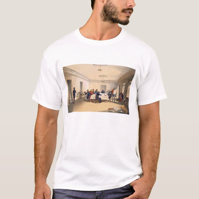 Camiseta Interior dos quartos principais do senhor Raglan, (Frente)