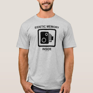 Camiseta Interior eidético da memória (sinal da câmera