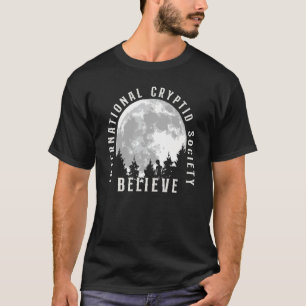 Camiseta International Cryptid Society Ufo Extraterrestre