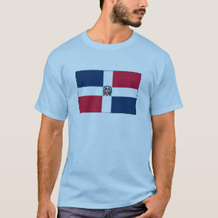 Camiseta International da BANDEIRA da República Dominicana