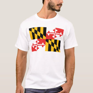 Camiseta International da BANDEIRA de Maryland