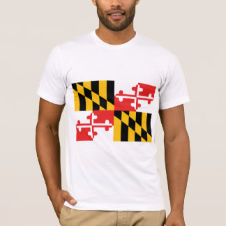 Camiseta International da BANDEIRA de Maryland