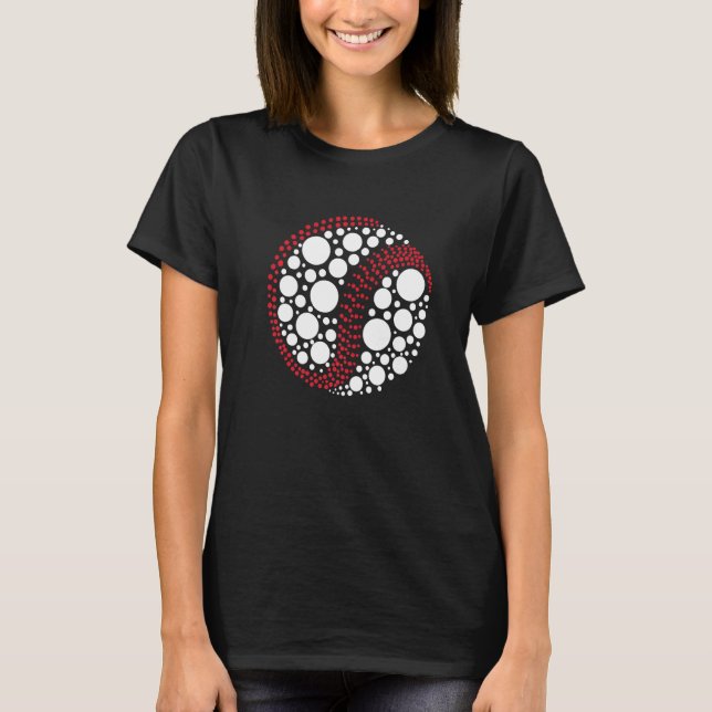 Camiseta International Dot Day  Polka Dot Baseball  Player (Frente)