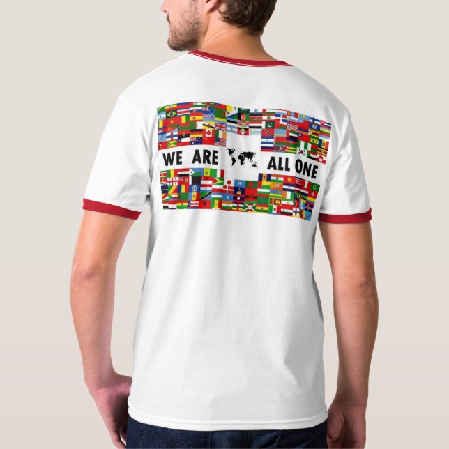 Camiseta International unido (Parte Traseira Completa)