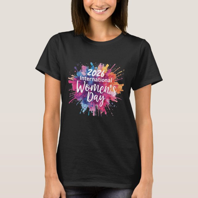 Camiseta International Women's Day 2026 T-Shirt (Frente)