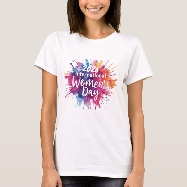 Camiseta International Women's Day 2026 T-Shirt (Frente)