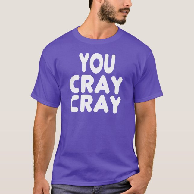 Camiseta Internet branco Memes de Cray Cray (Frente)