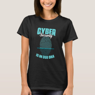 Camiseta Internet Computer Programmer Cyber Security em Nos