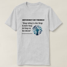 Internet do Tshirt das coisas IOT