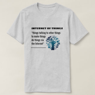 Camiseta Internet do Tshirt das coisas IOT