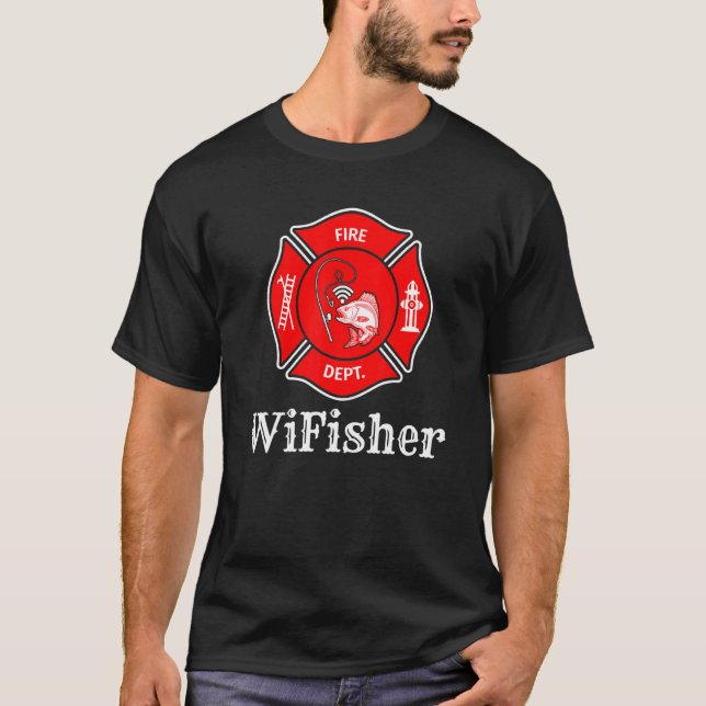 Camiseta Internet Fisher Do Firefighter Wifi (Frente)