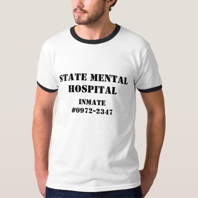 Camiseta Interno do hospital mental (Frente)