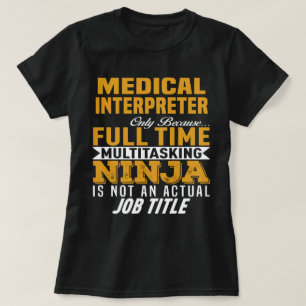 Camiseta Intérprete Médico