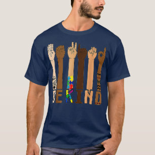 Camiseta Intérpretes de Conversação de Linguagem de Sinal d