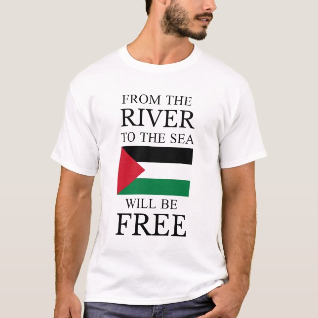 Camiseta Interromper a Guerra / Apoiar Gaza e a Palestina (Frente)